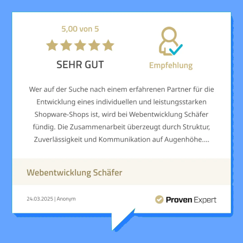 Bewertung zur strukturierten und zuverlässigen Zusammenarbeit