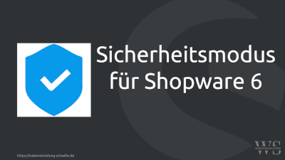 Titelbild Shopware 6 Plugin: Sicherheitsmodus – Plugins bei Wartung & Update deaktivieren