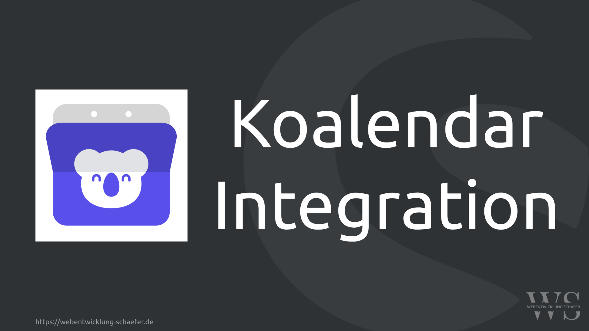 Shopware 6 Plugin: Koalendar Integration