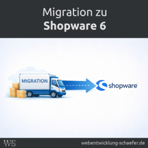 Visualisierung einer Shopware Migration von Shopware 5 zu Shopware 6